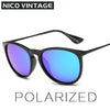 Mirrored Classic Gradient Female Black Sunglasses